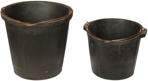 Impa 590611 / 590622 Explosion-Proof Rubber Buckets – Non-Spark Bucket with Galvanized Handle