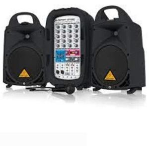 Portable PA System with Digital Effects Europort EPA300 Behringer