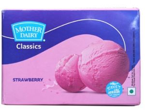 Mother Dairy Strawberry Ice Cream