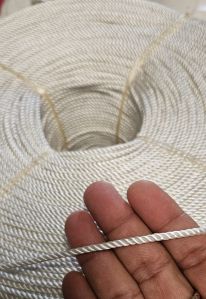 2mm White Resham Rope