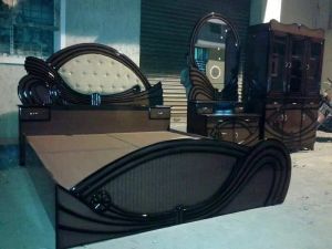 Plywood Queen Size Bed Cot, Dimension : 6*5 Feet for Home