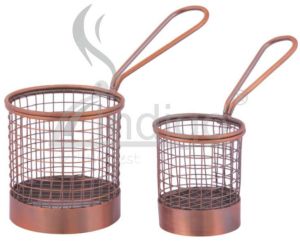 Mini Serving Basket Rd Antique – SS