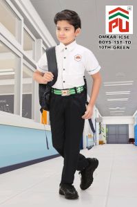 Boys Omkar Icse 1 to 10 Class Green House School Uniform