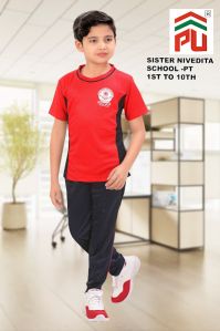 Boys Sister Nivedita Red School Uniform