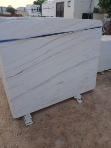 Polished 15mm Morchana White Marble Slab for Flooring Use, Wall Use