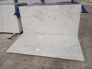 18mm Wonder White Polished Marble Slab