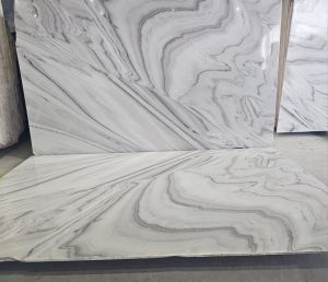 20mm Aspur White Marble Slab, For Flooring
