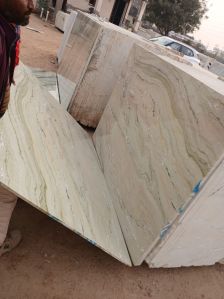 Beige Katni Indian Marble Slab, Shape : Rectangular