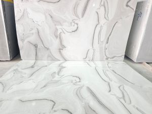 White Aspur Raymond Marble Slab , For Flooring