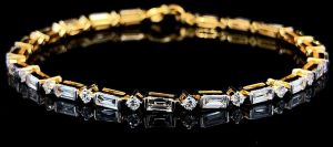 Gold Tennis Bracelet (Women)