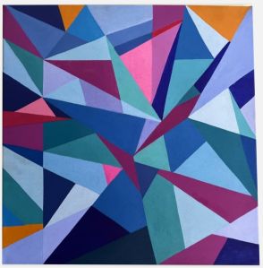 Rgartcreation Fine Acrylic Geometrical Canvas Paintings Abstract