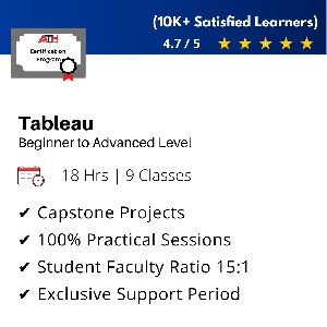 Tableau Certification Program by Ath