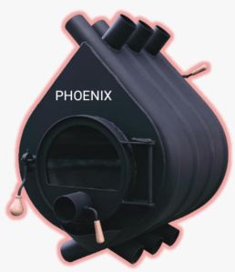 Phoenix Products Biomass Room Heater, Color : Black for Indoor Use