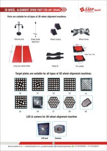 3D Wheel Balancer Spare Parts Accessories