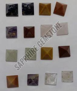 Crystal Stone Pyramids, Color : Multicolor for Vastu