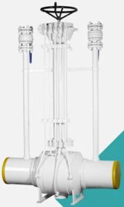 API 6D Double Bleed Gas Ball Valve, ASTM A105