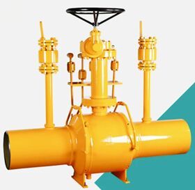 API 6D Double Release Gas Ball Valve, Carbon Steel Body