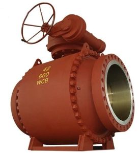 API 6D Side Entry Ball Valve, ASTM A216 Wcb, 42 Inch, 600 LB