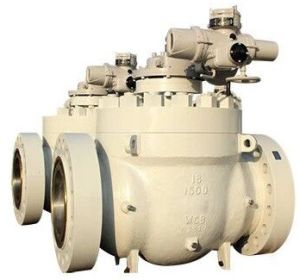 ASTM A216 Wcb Top Entry Ball Valve, API 6D, 18 Inch, 1500 LB