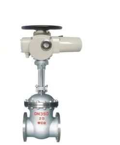 Electric Gate Control Valve, ASTM A216 Wcb, 14 Inch, 300 LB