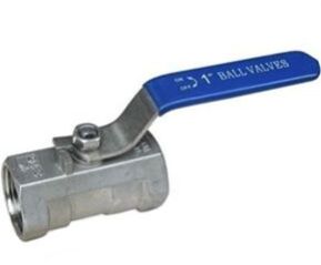 SS 316 1 PC Ball Valve, API 608, 1/2IN, 1000PSI, Reduced Port