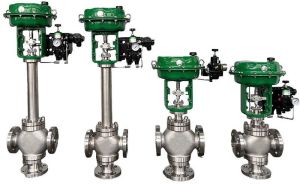 Stainless Steel Control Valve, 3 Way, A351 CF8M, 3/4-16 Inch