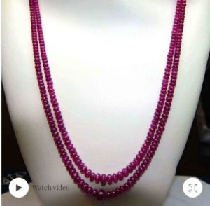 Ruby Beads 163.08 Cts