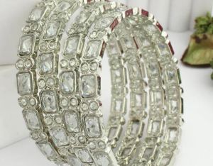 Megha Women Alloy Metal  Bangle Set