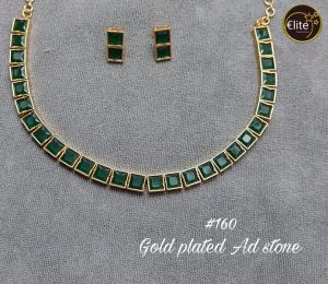 Elite Gold Plated AD Stone Women Neckset