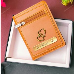 Mens Personalised Zipper Wallet