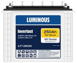 Iltt 250 Ah Luminous Tabular Inverter Battery