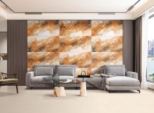 Sugar Plume Abstract Art Multi  Gvt Tiles