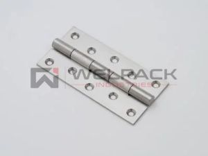 Smooth Finish Stainless Steel Butt Hinges, Color : Silver