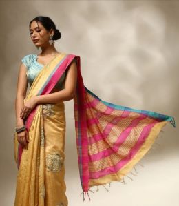 Pure Tussar Silk Saree