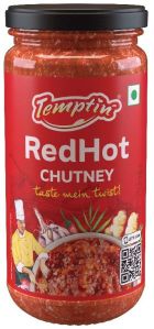 Ginger Temptin Red Hot Chutney for Dip, Spread, Cooking