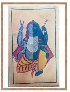 Hari-Hara-Original Bengal Pattachitra Wall Art
