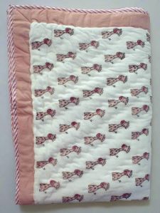 Mul Mul Cotton Baby Blanket WITH Giraffe Print