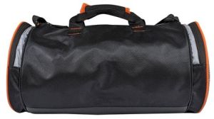 Mike Dual Tone Gym Bag Grey & Black