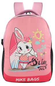 Mike Preschool Backpack Summer Bunny Pink