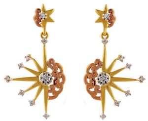 Venus Starry Orbit Diamond Drop Earrings