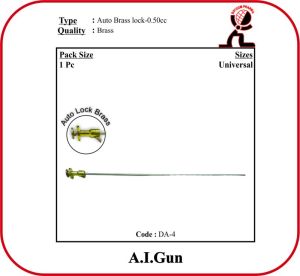 Artificial Insemination (A.i) Gun Brass Auto Lock
