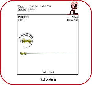 Artificial Insemination (A.i) Gun Brass Auto Lock (universal)