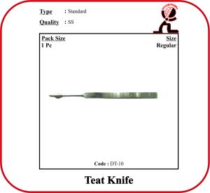 Teat Knife - Blunt ( 5.5&AMP;quot;-6&AMP;quot; )