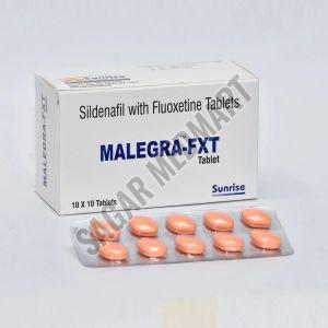 Malegra Fxt Sildenafil Fluoxetine Tablet, Packaging Type : Box
