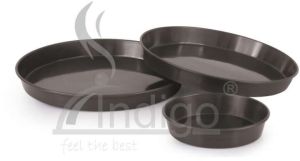 Aluminium Pizza Pan Hard Anodized Tapered