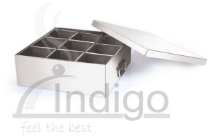 Plastic Square Spice Container