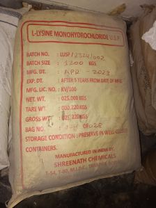 L-Lysine Hydrochloride, Packaging Type : drum for industrial
