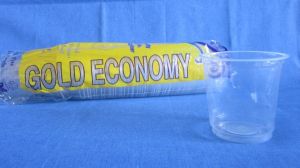 Eco Gold 200 Ml Disposable Plain Glass