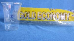 Eco Gold 250 Ml Disposable Plain Glass