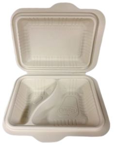 Windsor 2CP Cornstarch Clamshell Box